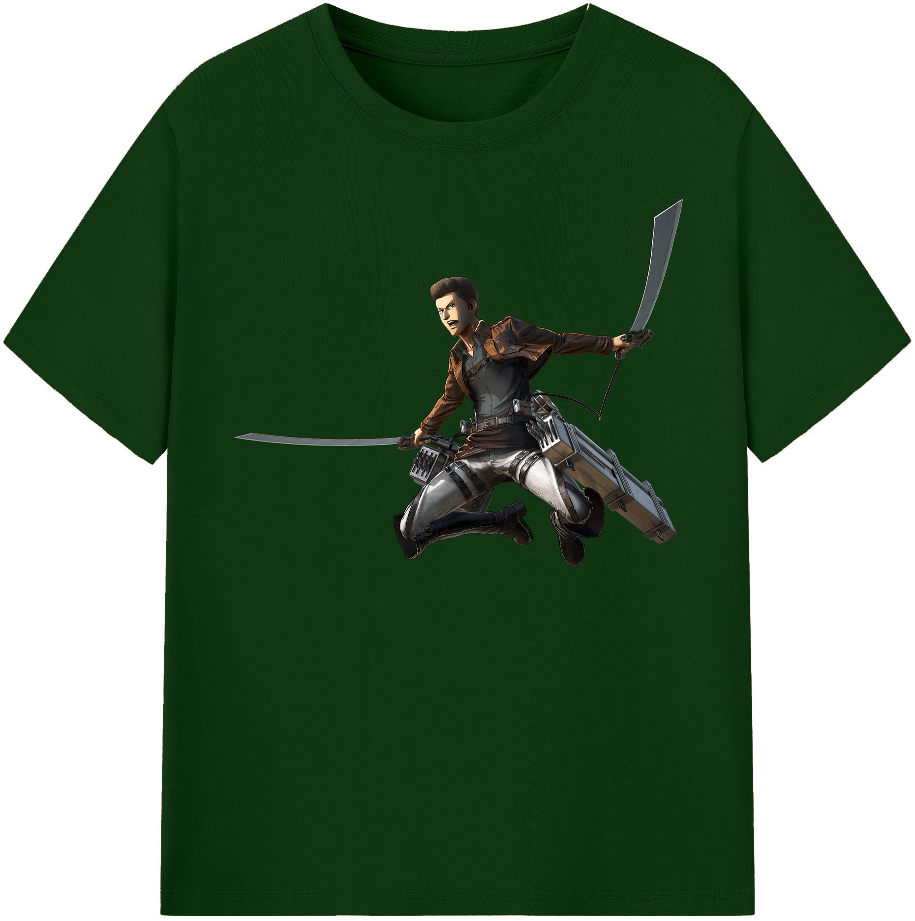 （画像用） 進撃の巨人 Attack on Titan 綿100％半袖Tシャツ（フロントプリント）